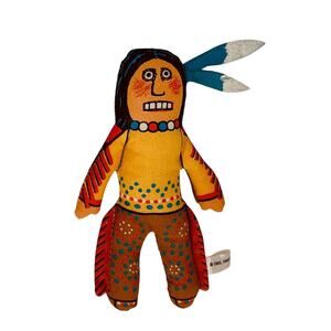 Tomie Depola Native American Plush stuffed mini doll 5" Vintage 1993 book buddy